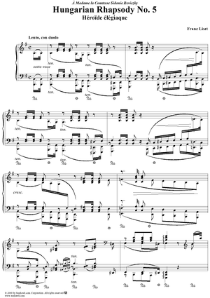Hungarian Rhapsody No. 5 in E minor