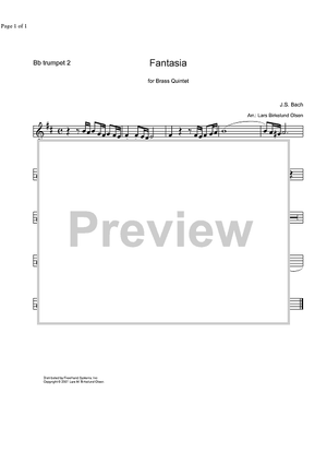 Fantasia - B-flat Trumpet 2