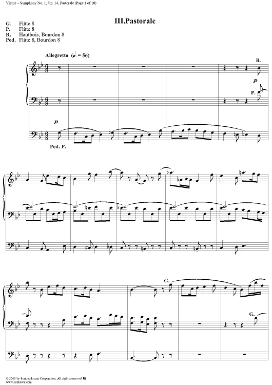 Symphony No. 1, Movement 3