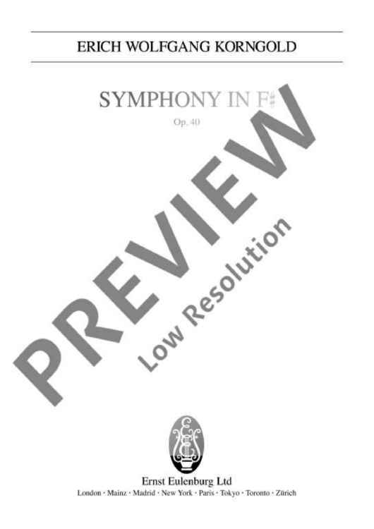 Symphony in F# - Full Score