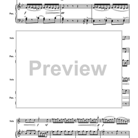 Spinning Song (Song Without Words, No. 34) - Piano Score