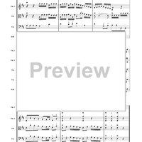 Allegro from Serenade No. 1 in D - Score