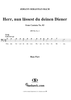 "Herr, nun lässest du deinen Diener", Aria, No. 2 from Cantata No. 83: "Erfreute Zeit im neuen Bunde" - Bass