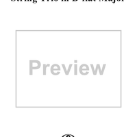 String Trio in B-Flat Major, Op. 1, No. 5 - Violin 2