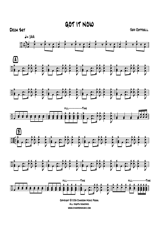 Got It Now - Drums