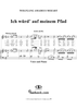 An die Hoffnung: "Ich würd' auf meinem Pfad", K340c (K390)