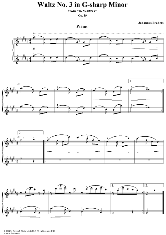 Waltz No. 3 in G-sharp Minor