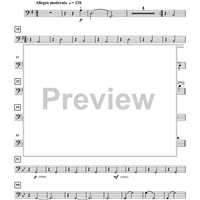 Le Tombeau de Couperin for Oboe and String Quartet - Cello