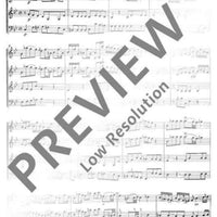 Overture and Sinfonia C major - Score