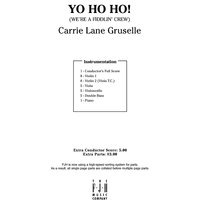 Yo Ho Ho! (We're a Fiddlin' Crew) - Score Cover