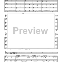 Le Tombeau de Couperin for Oboe and String Quartet - Score