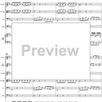 Brandenburg Concerto No. 5: Allegro - Score