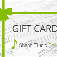 Sheet Music Now Gift Card